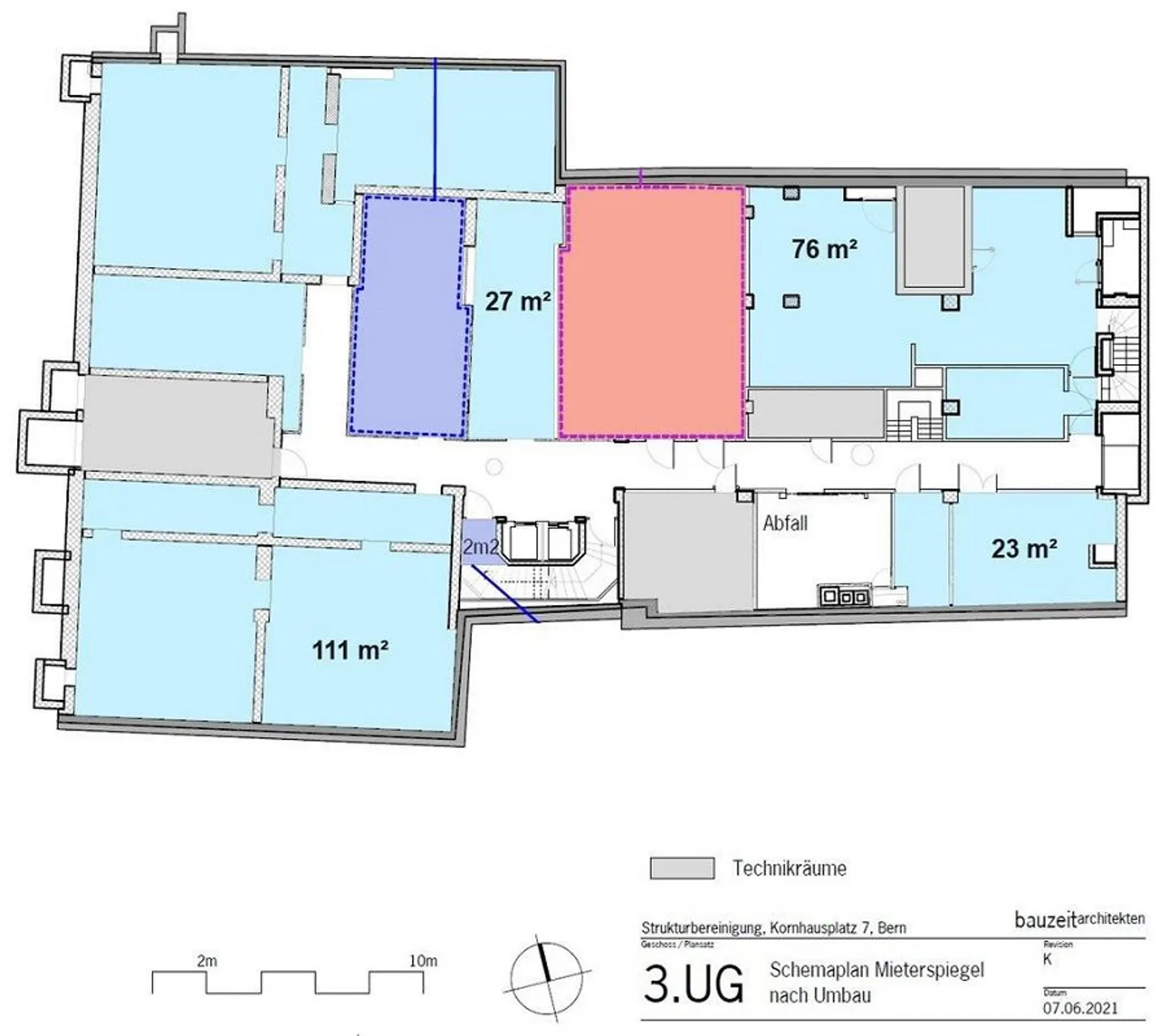 Storage rooms between 11-111 m2 in the 3rd basement - Photo 7 of 7