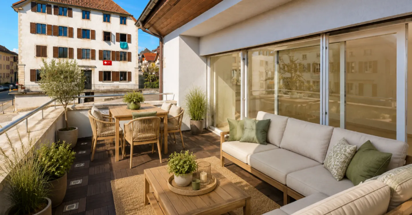 Geräumige und helle 5,5-Zimmer-Wohnung mit Terrasse - Foto 8 von 13