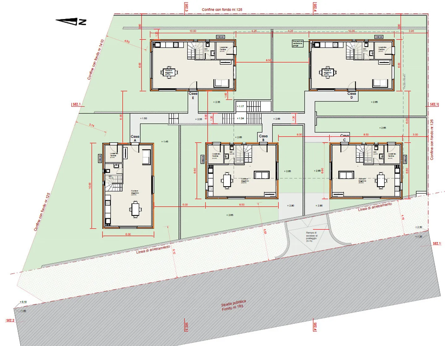 Unabhängige Villa im Bau in Cadenazzo in einem neuen Wohnkomplex - Foto 8 von 11