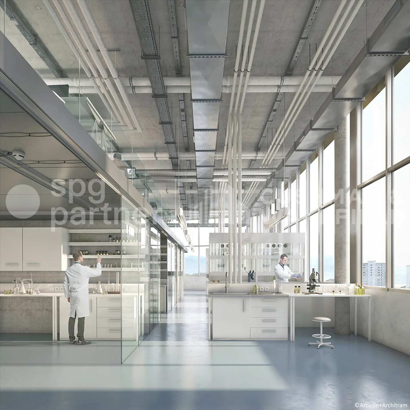 Campus Biopôle Uffici e Laboratori Moderni MINERGIE-P nel Centro dell'Innovazione - Foto 3 di 5