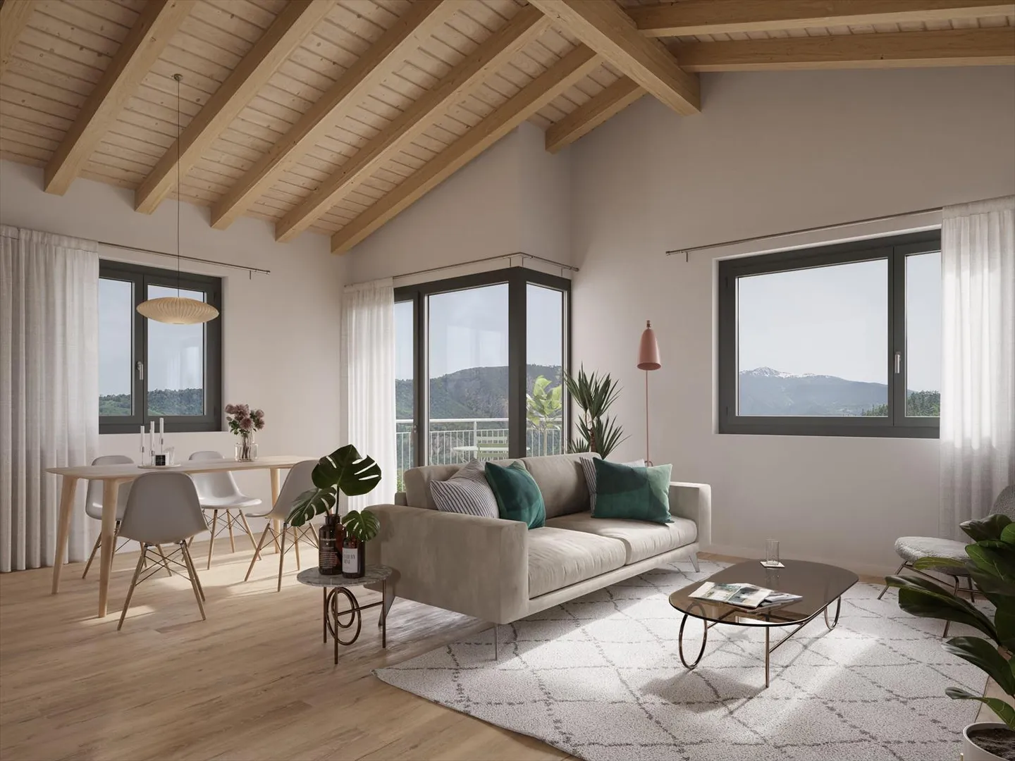 Maison contiguë 4.5 pièces - Photo 2 sur 5