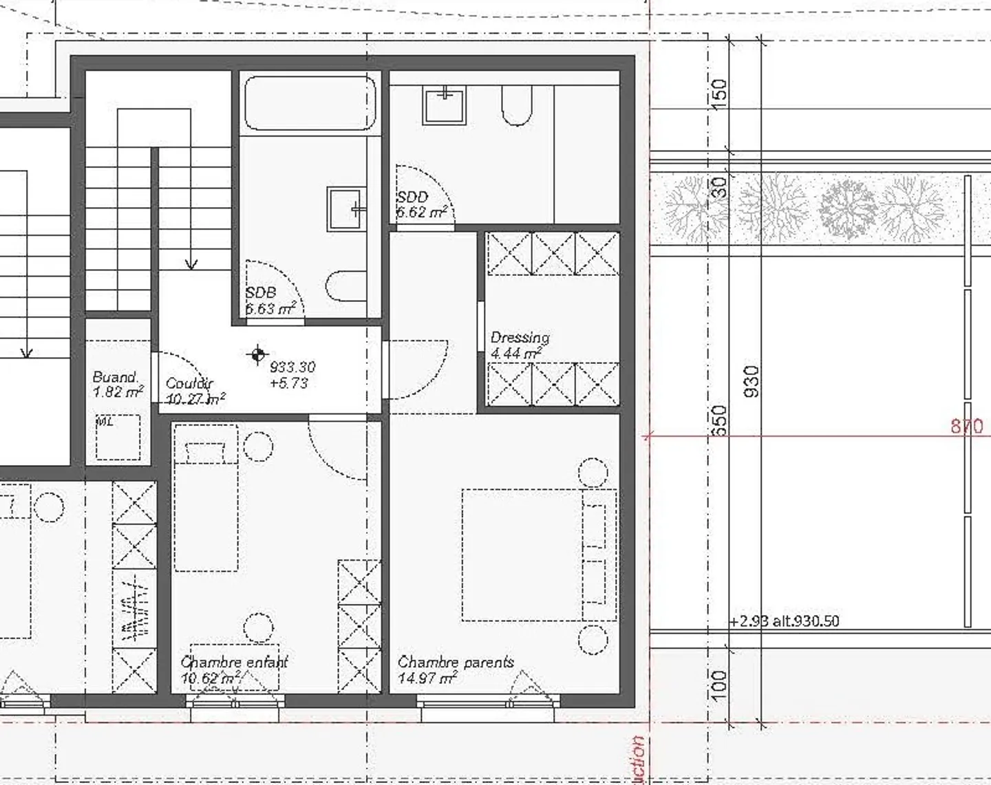 Maison contiguë 4.5 pièces - Photo 3 sur 5