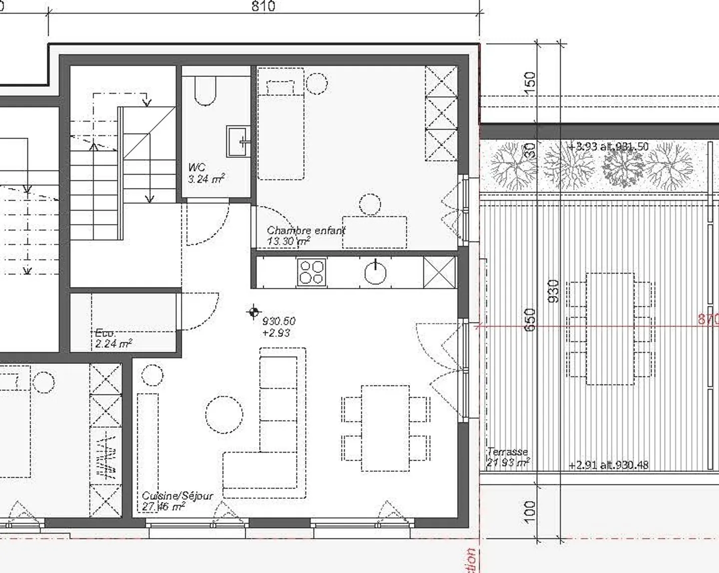 Maison contiguë 4.5 pièces - Photo 4 sur 5