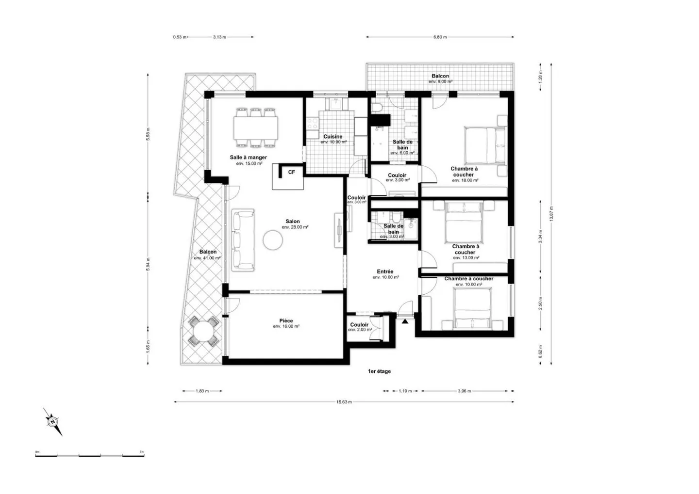 4.5 Room Apartment - Photo 3 of 13