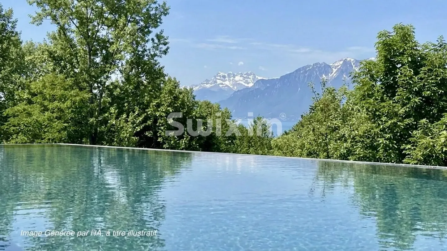 Villa contemporaine d'exception près Lausanne - Photo 1 sur 1