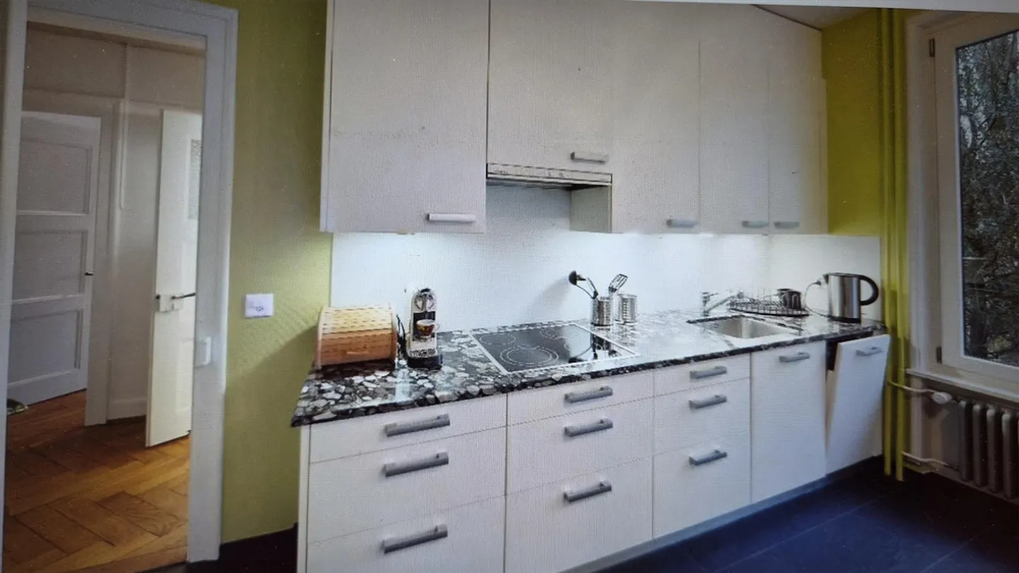 Appartement 1,5 pièces à 4127 Birsfelden, meublé, Fr. 1'530.- charges comprises - Photo 1 sur 5