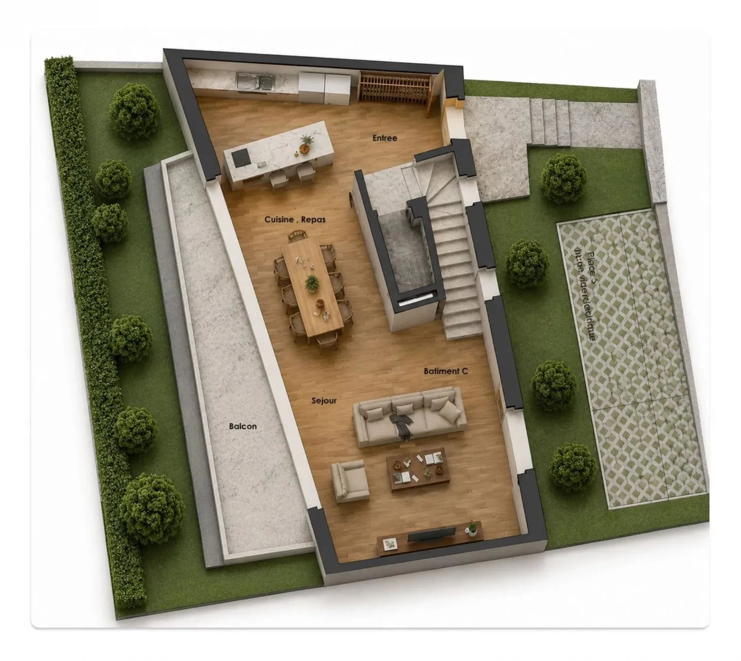 Appartement-Villa Moderne à Valeyres - Photo 3 sur 6