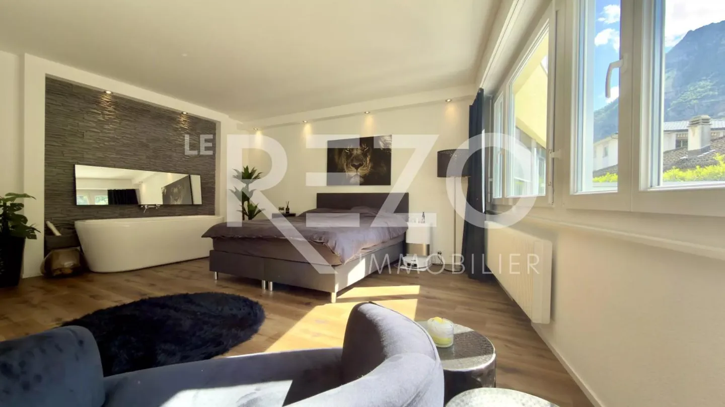 4,5-Zimmer-Wohnung mit großer Terrasse. Chippis. - Foto 9 von 13