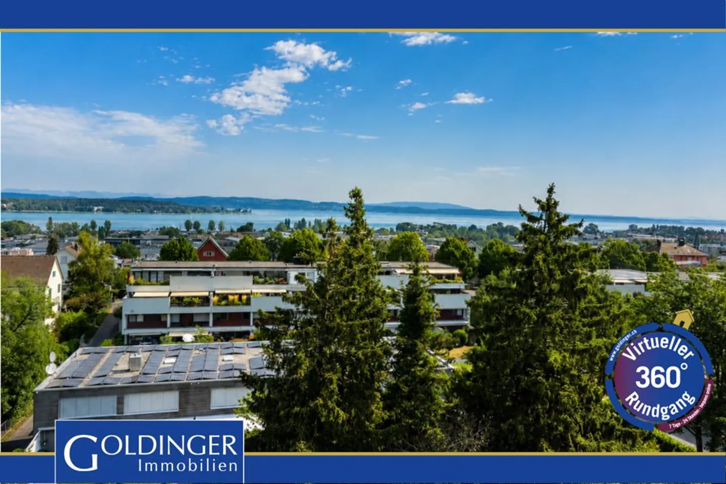 Above the rooftops of Kreuzlingen with unobstructed lake view - Photo 1 of 8