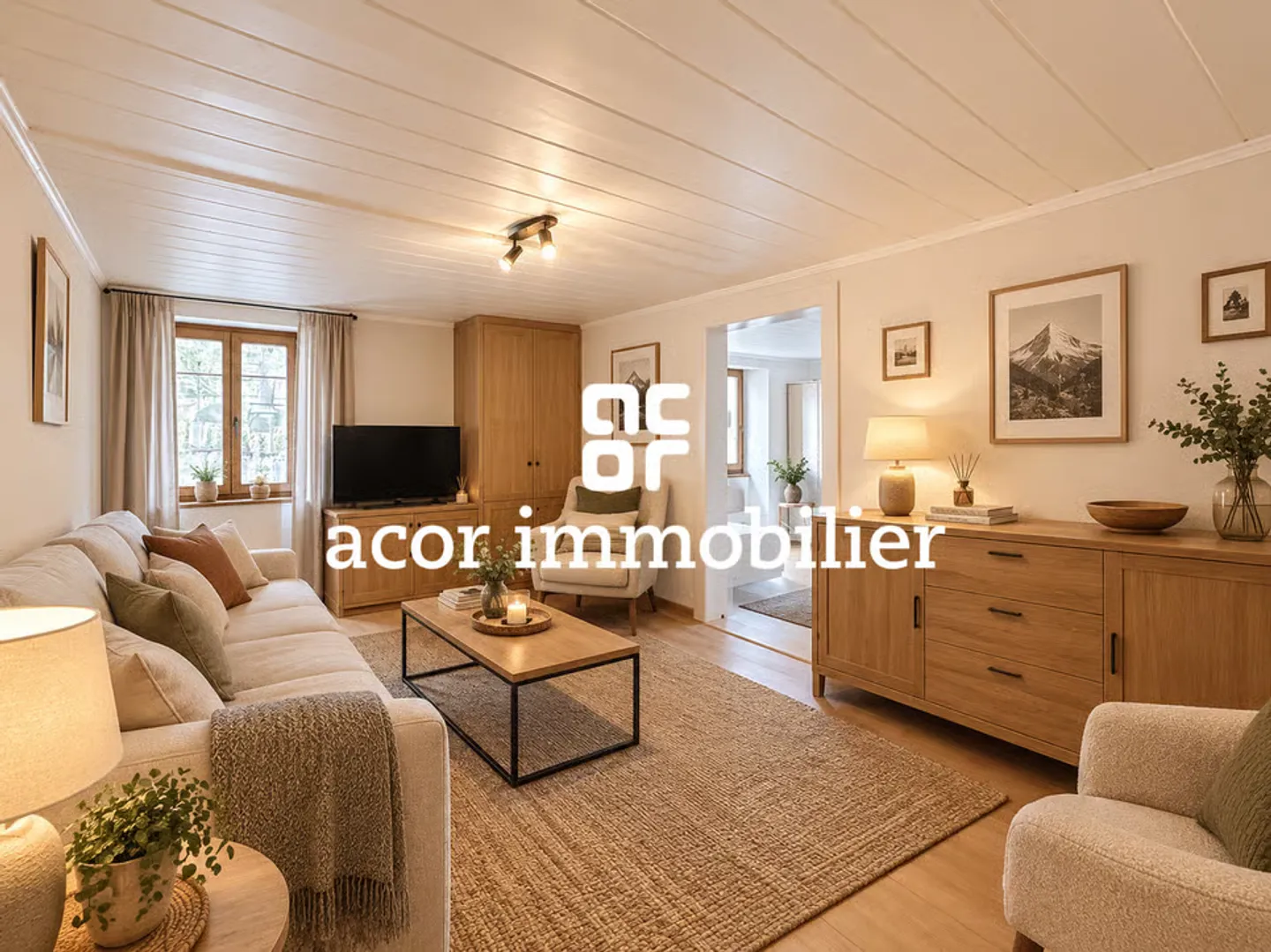 2.5 room apartment with potential in Grône! - Photo 1 of 4