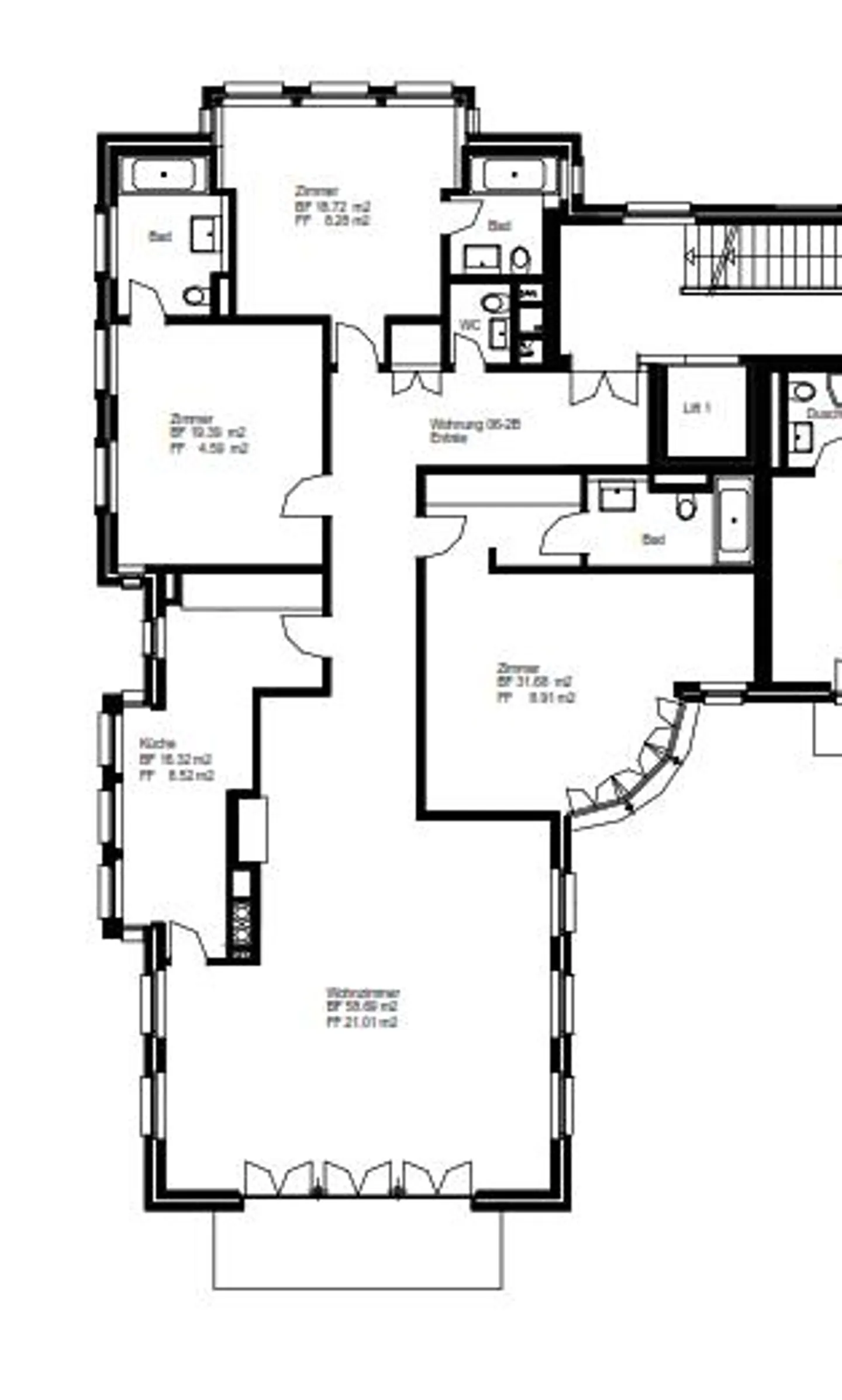 DAS LINCOLN-APARTMENT Drei-Zimmer-Wohnung im Palaiskraft - Foto 13 von 13