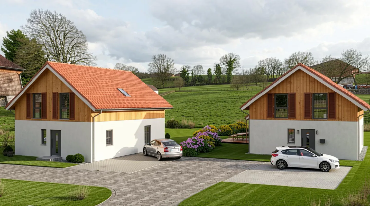 TWO MAGNIFICENT NEW VILLAS WITH ALPINE VIEW - Photo 2 of 8