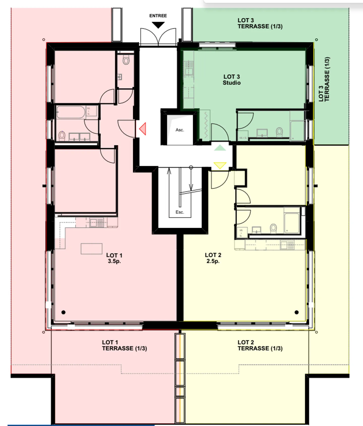 Luxury apartment in a new and exclusive chalet - LOT 2 - Photo 2 of 2
