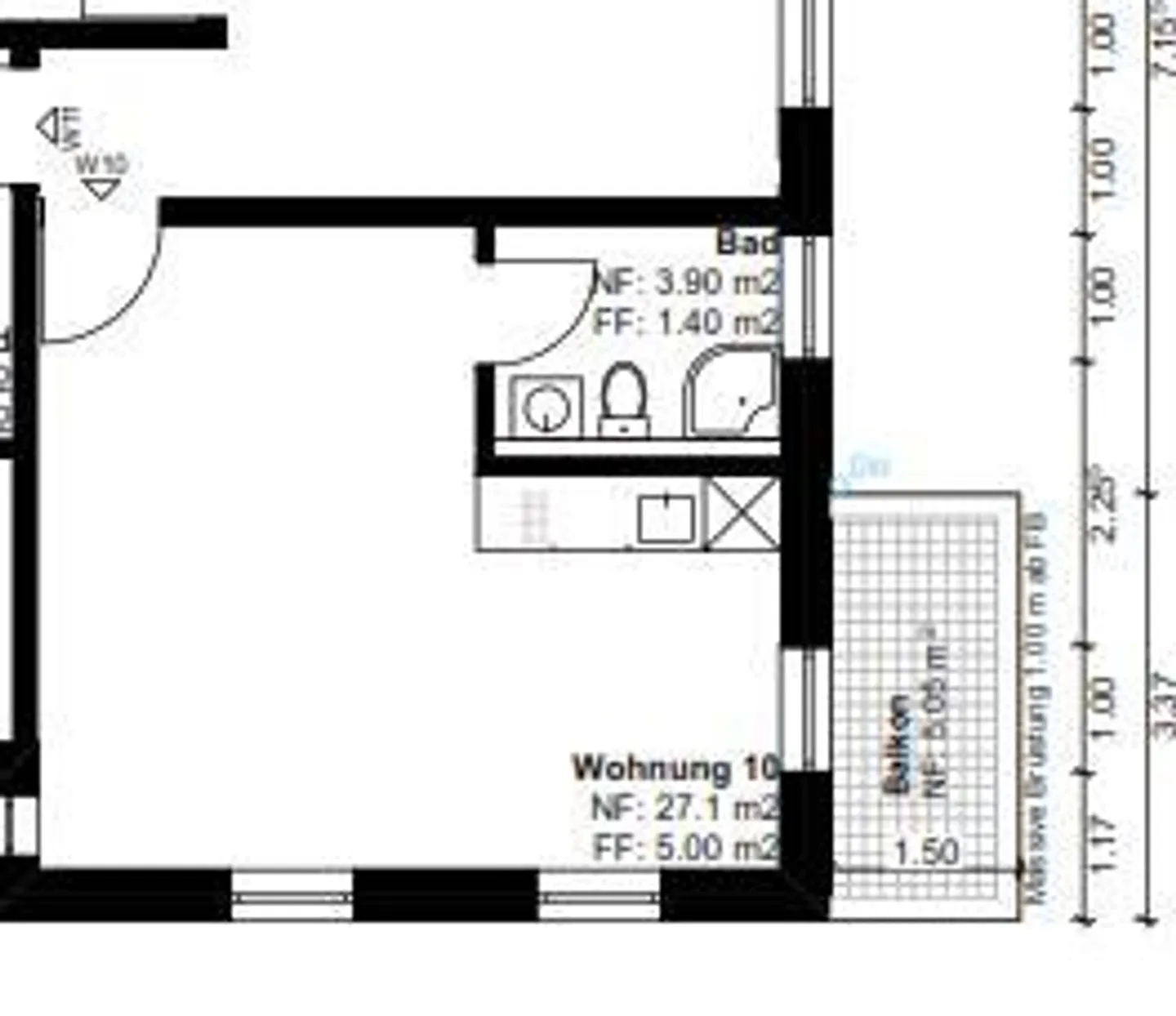 Modernes Apartment in Zürich-Seebach - Foto 9 von 9