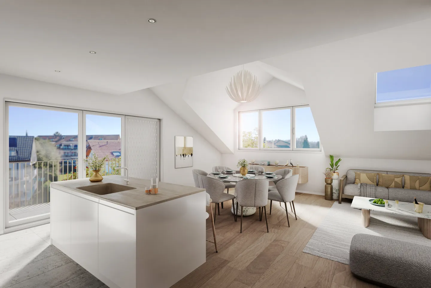 Appartement de Luxe en Attique à Echallens - Photo 1 sur 6