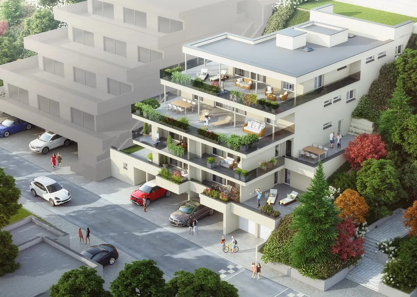 Modernes Apartment mit Terrasse - Foto 7 von 8