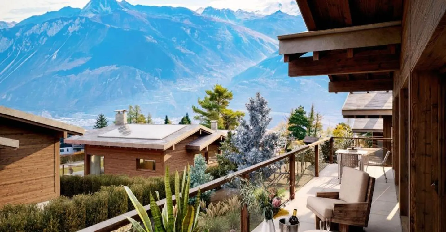 Hochwertiges Chalet mit privatem Garten - Foto 1 von 11