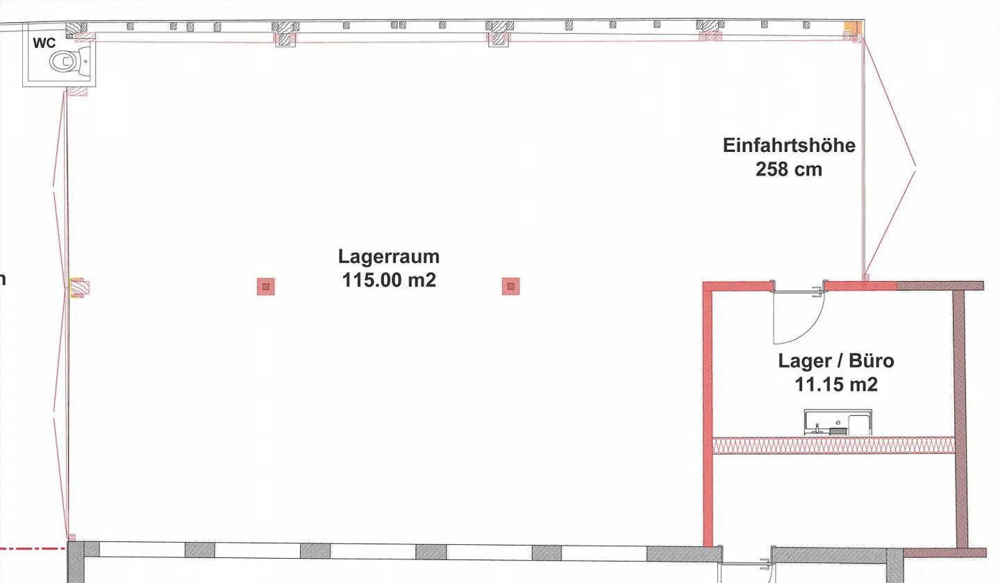 Warehouse, workshop, hobby room for rent with truck access - Photo 6 of 6