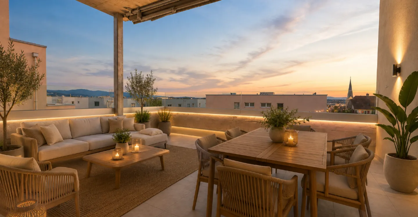 Magnificent 4.5-room apartment with large terrace and view - Photo 13 of 15