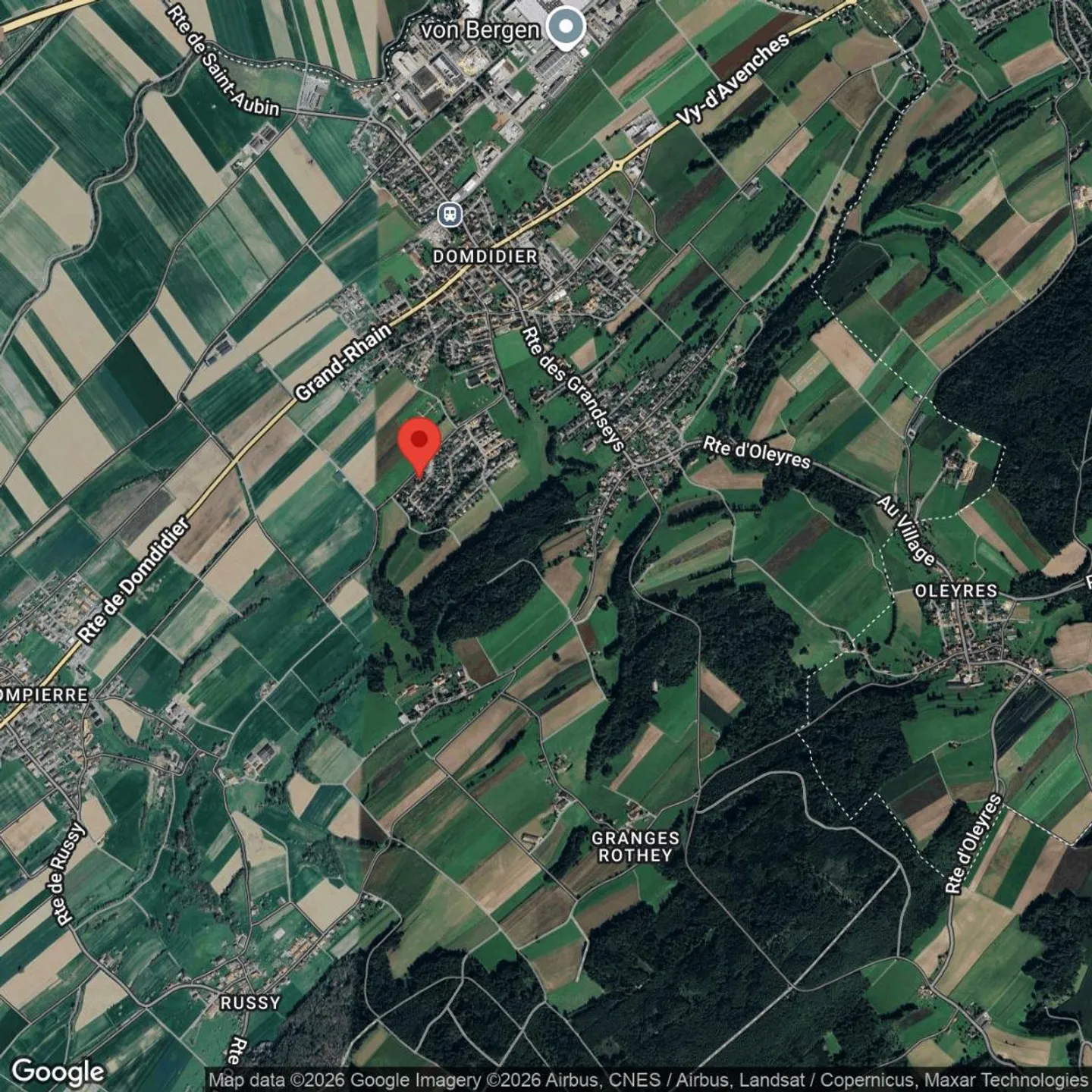 Domdidier, in vendita, ville adiacenti con 4.5 stanze, con giardino - Foto 6 di 6