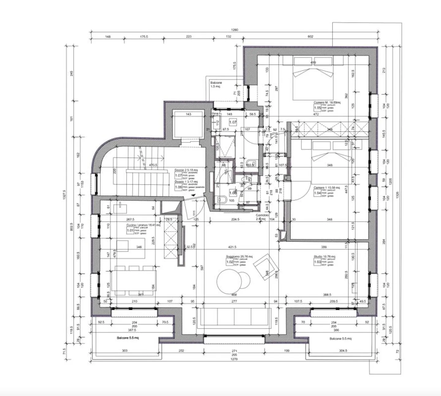 CANOBBIO - PENTHOUSE DI 4,5 LOCALI COMPLETAMENTE RISTRUTTURATO CON VISTA LAGO, TECNOLOGIA E COMFORT - Foto 17 di 18