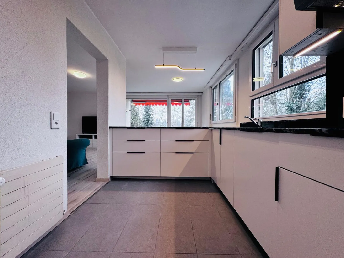 Appartamento di 5,5 stanze modernizzato con balcone e grande box garage in posizione ottimale - Foto 7 di 19