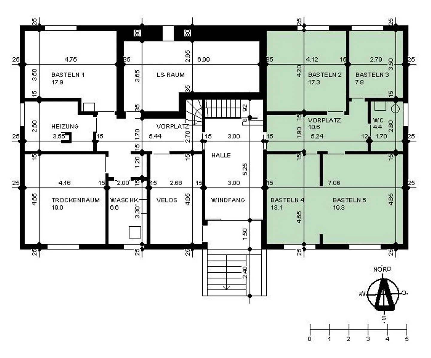 4 Stanze Atelier/Ufficio UG - Foto 9 di 9