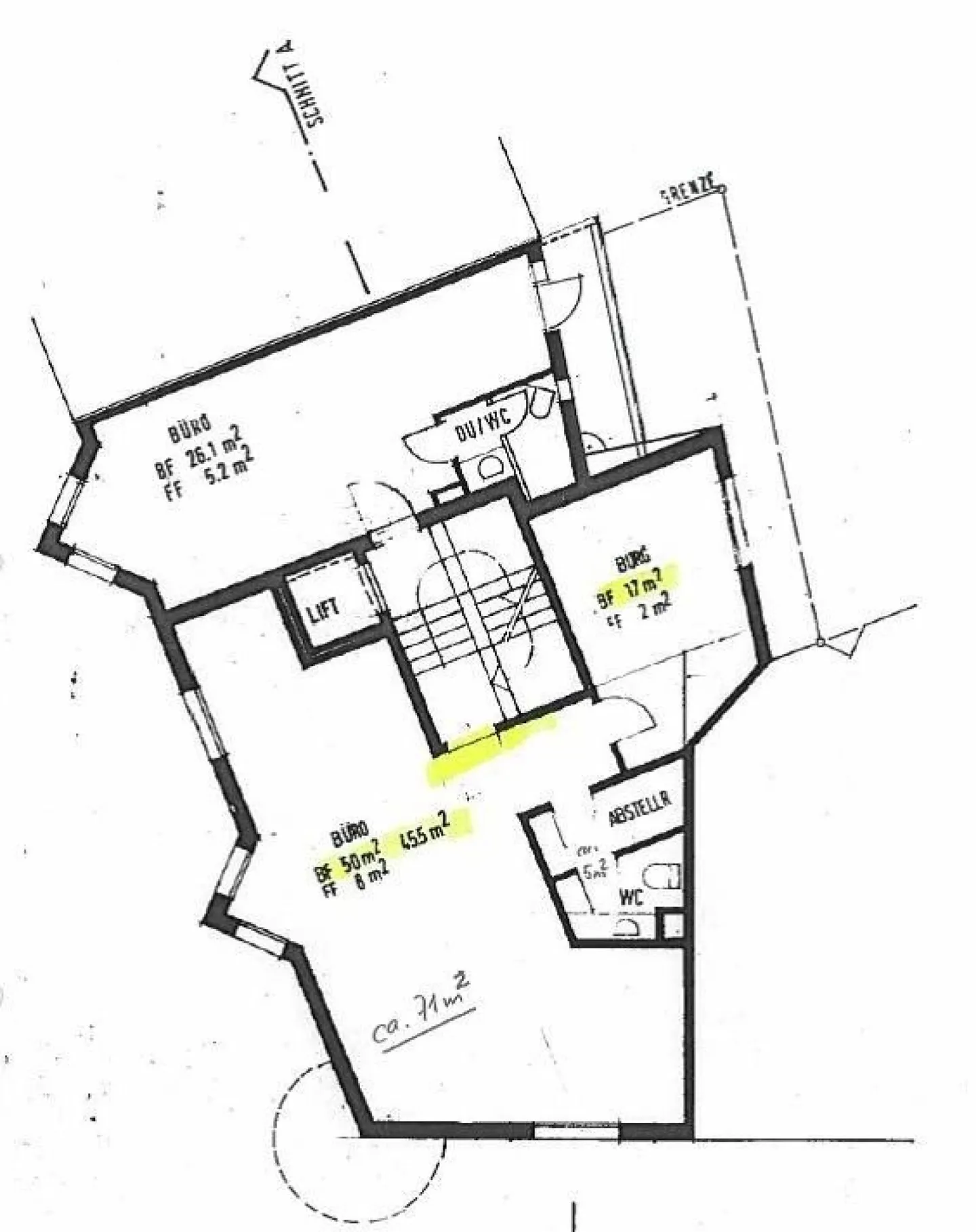 Bureau spacieux à louer dans le quartier 4 ! - Photo 7 sur 8