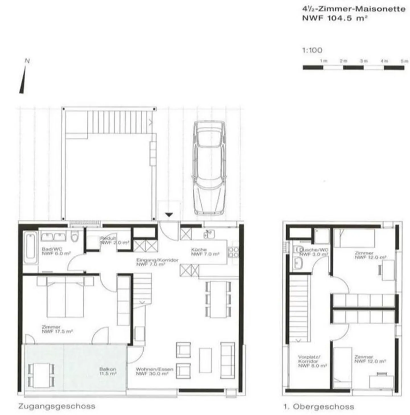 Charmantes Duplex mit Seeblick - Foto 8 von 10