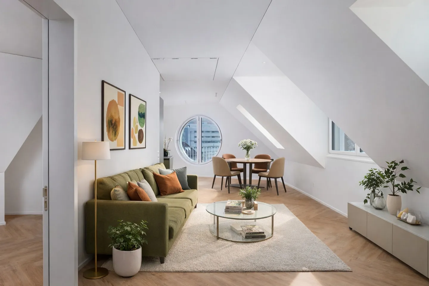 Première occupation: Appartement mansardé de haute qualité avec toit-terrasse panoramique privé - Photo 1 sur 9