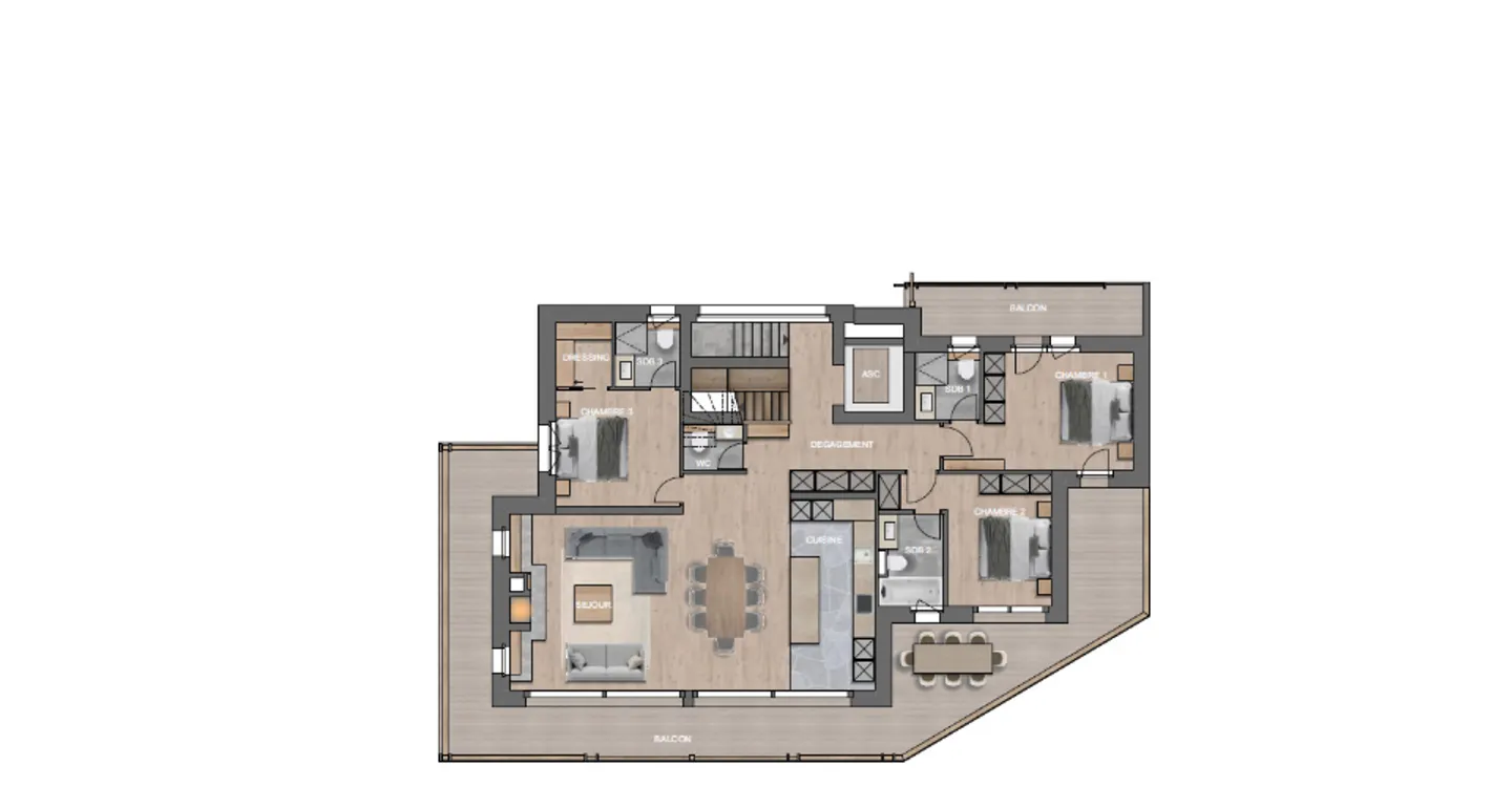 GENTIANES DUPLEX APARTMENT - Photo 5 of 13