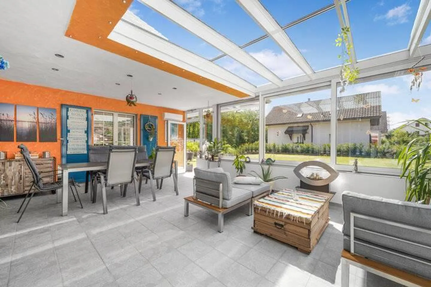 VILLA CON GIARDINO D'INVERNO, PISCINA E APPARTAMENTO - Foto 6 di 8