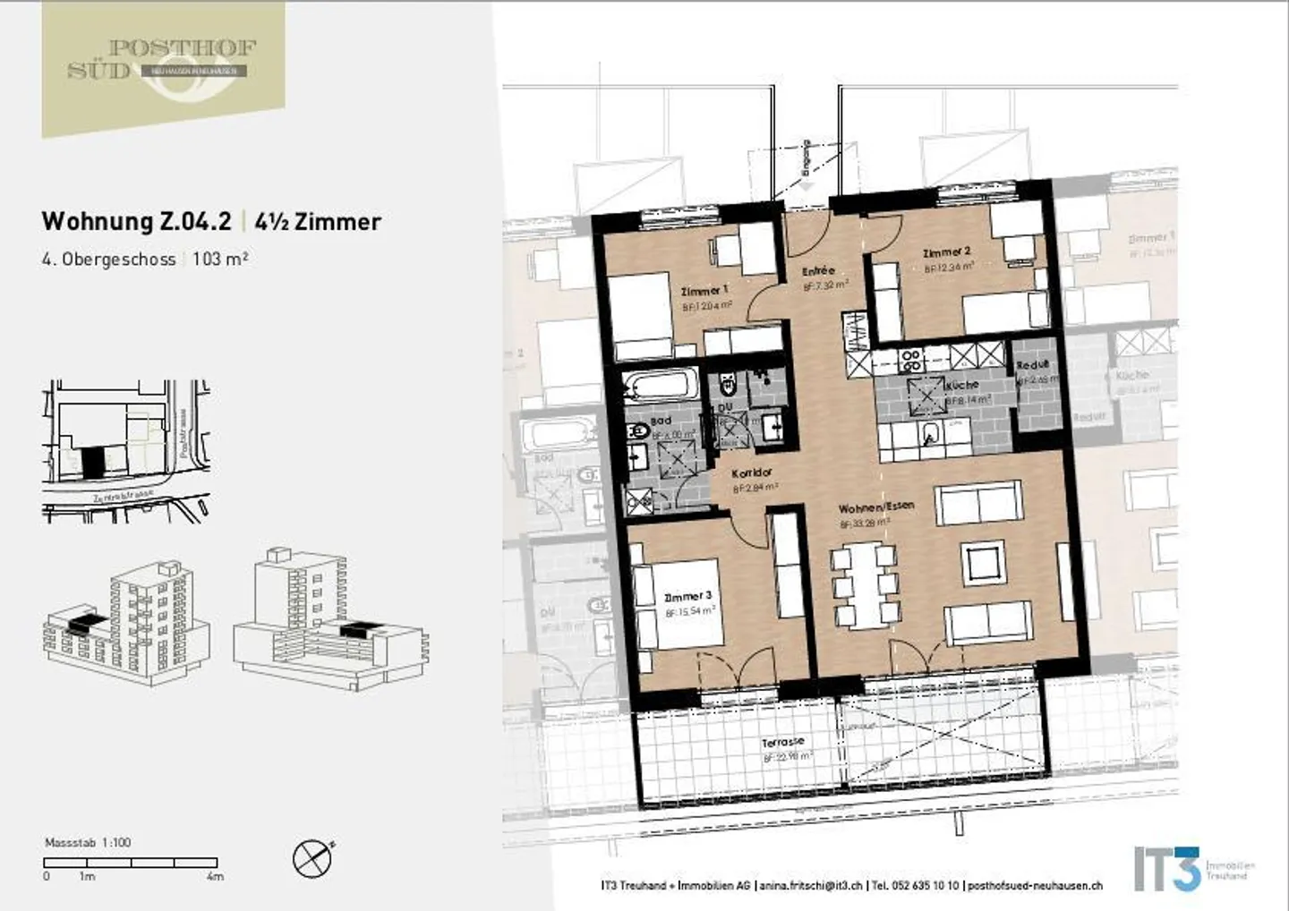 Appartamento 4.5 stanze a Neuhausen am Rheinfall - Foto 9 di 9