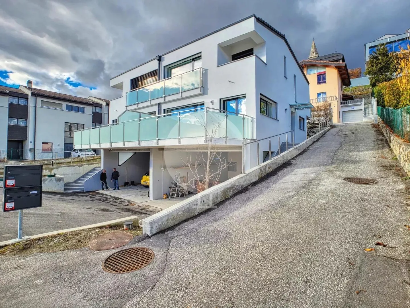 Superba villa contemporanea e a schiera nel villaggio di Grimisuat - Foto 1 di 13