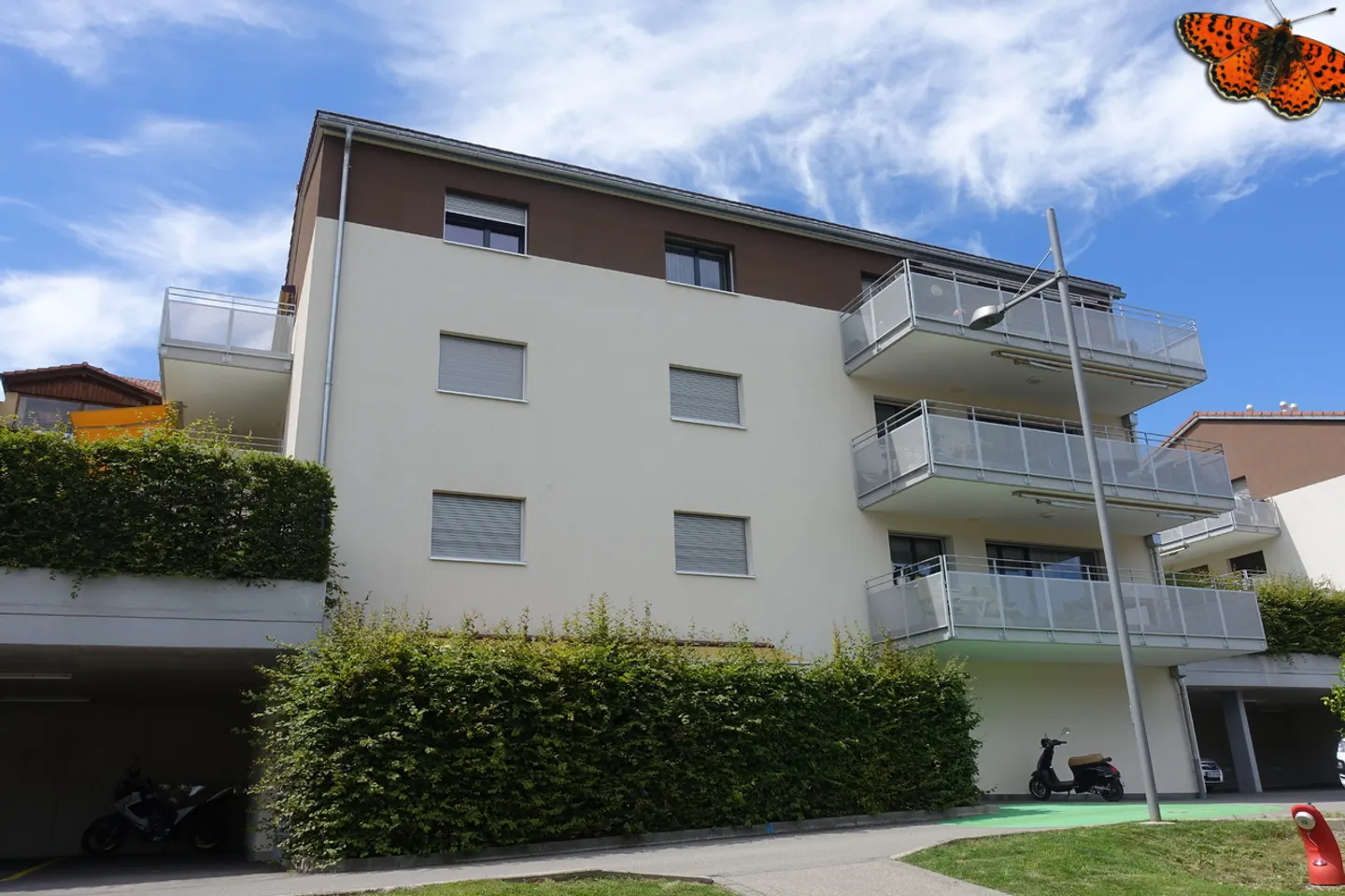 Charmante Wohnung in Marsens - Foto 2 von 7