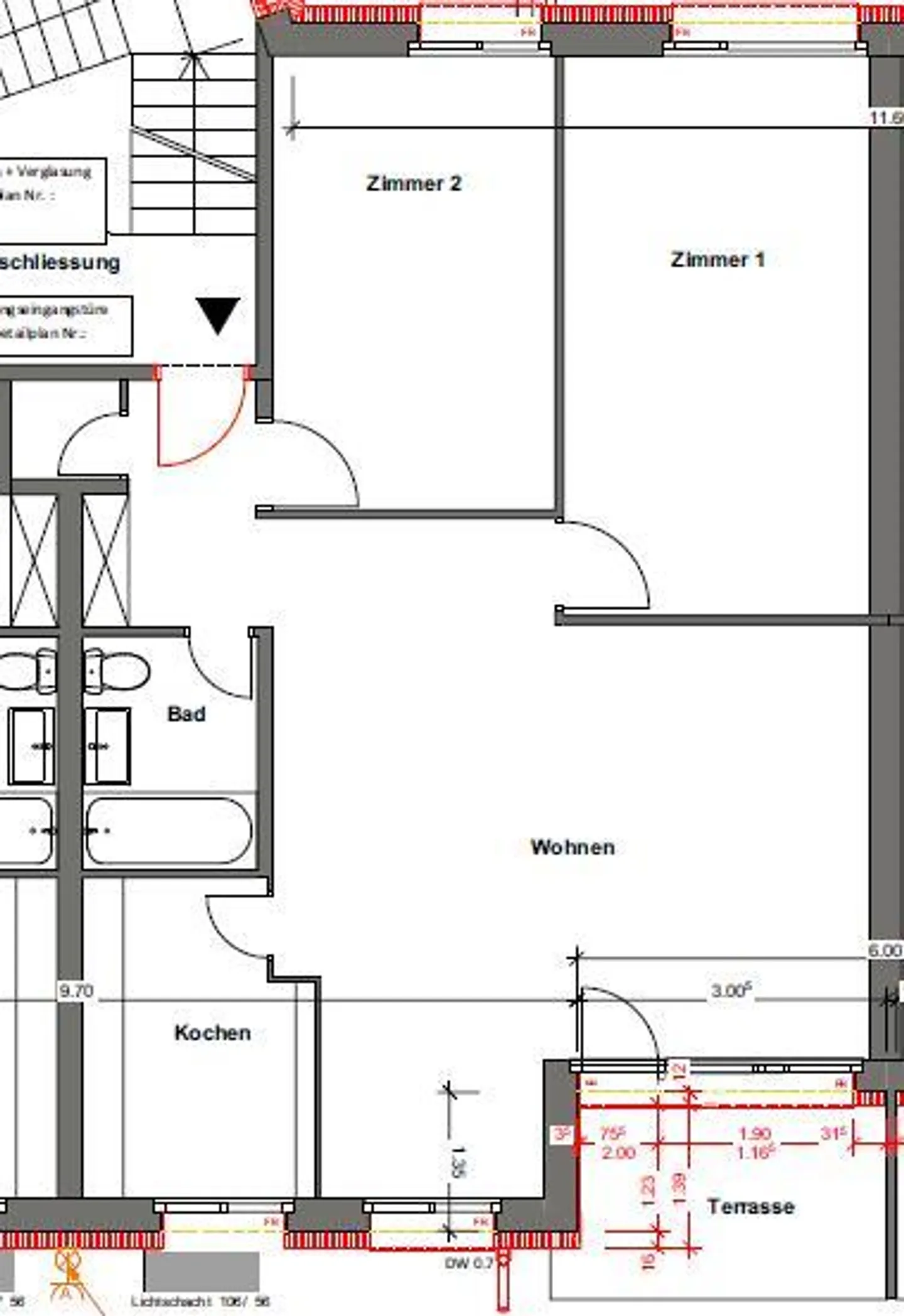 Renovierte Wohnung in Albisrieden - Foto 3 von 3