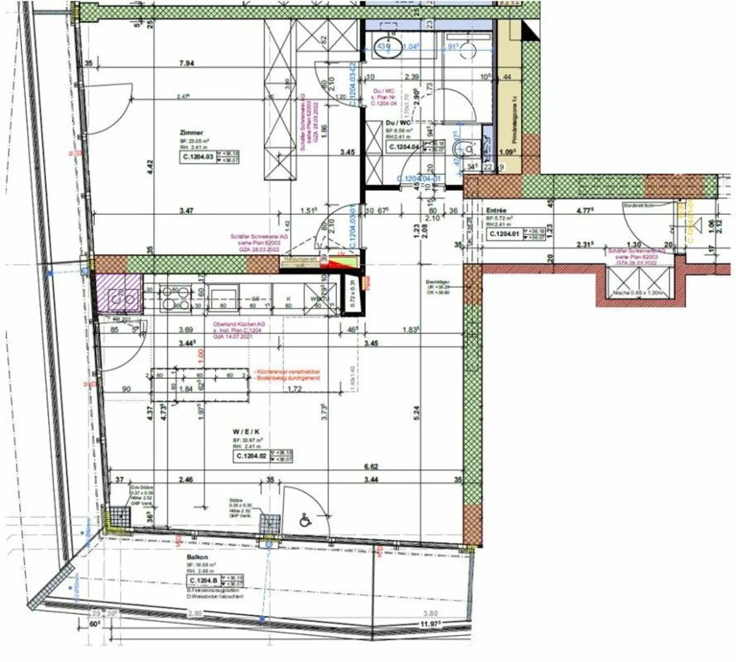 En hauteur avec la meilleure vue lointaine - appartement unique au 12ème étage! - Photo 11 sur 12