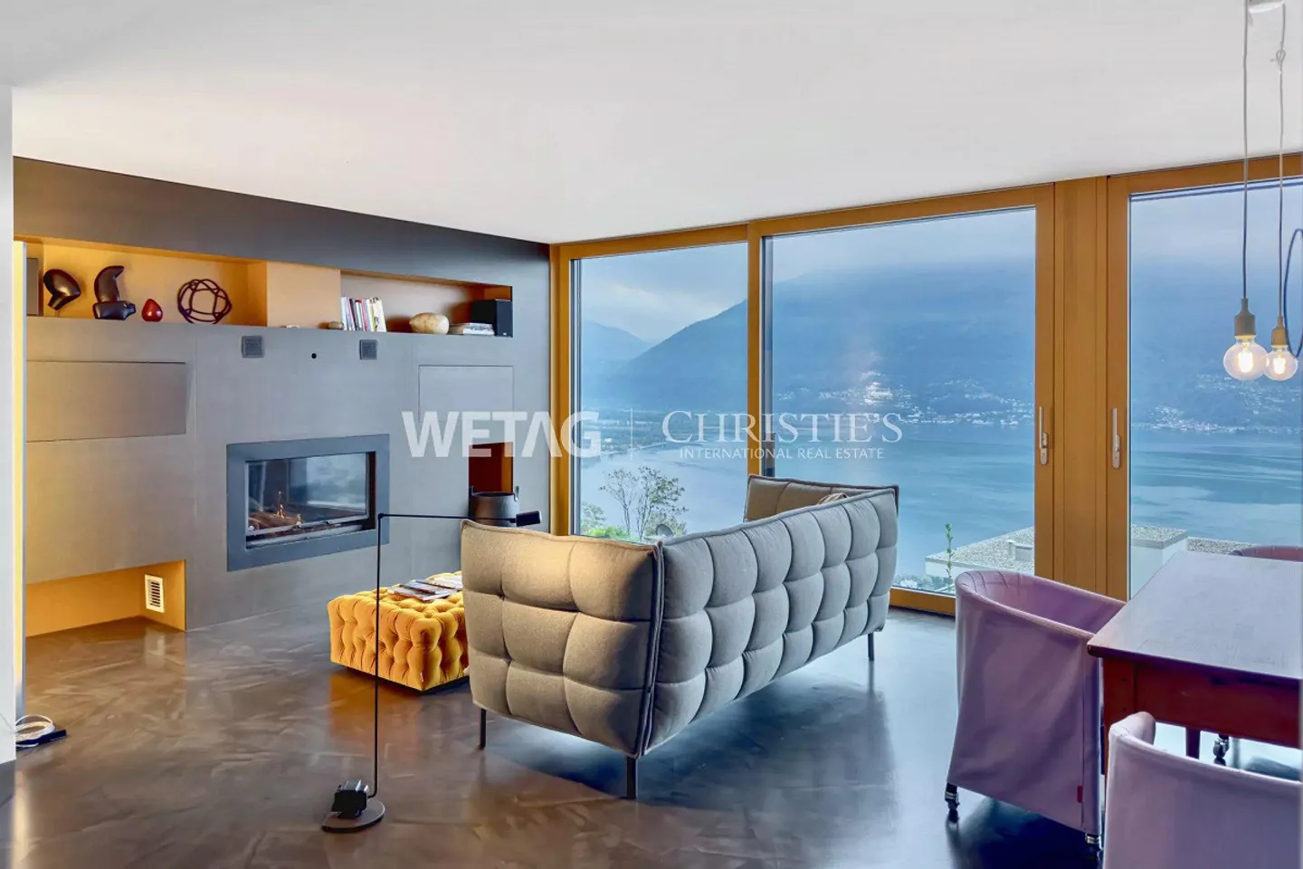 Minusio: Villa moderna con interni luminosi e vista panoramica - Foto 4 di 12