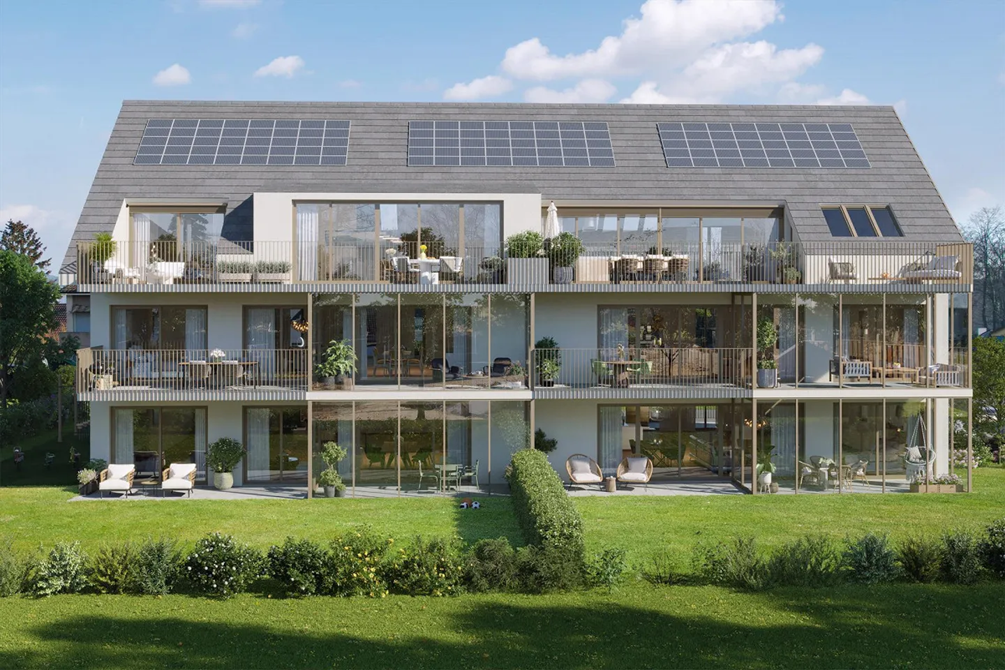 Appartamento nuovo attraente con grande terrazza solare - Foto 1 di 7