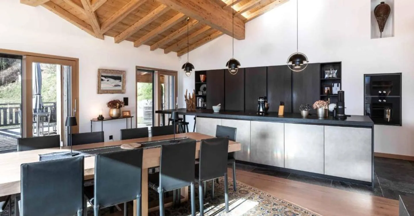 Außergewöhnliches Chalet mit privatem Aufzug und atemberaubendem Blick - Foto 5 von 10