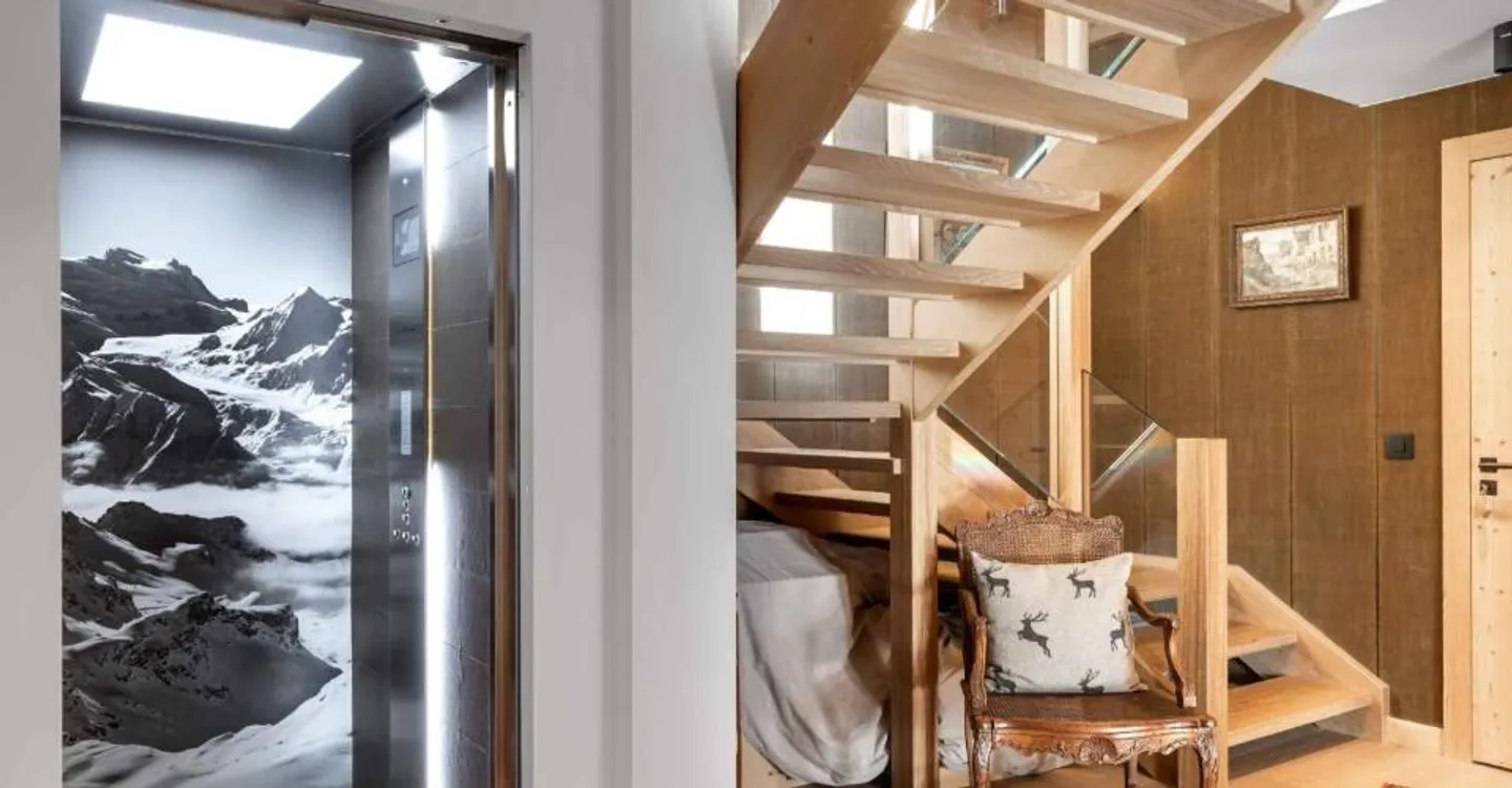 Außergewöhnliches Chalet mit privatem Aufzug und atemberaubendem Blick - Foto 6 von 10