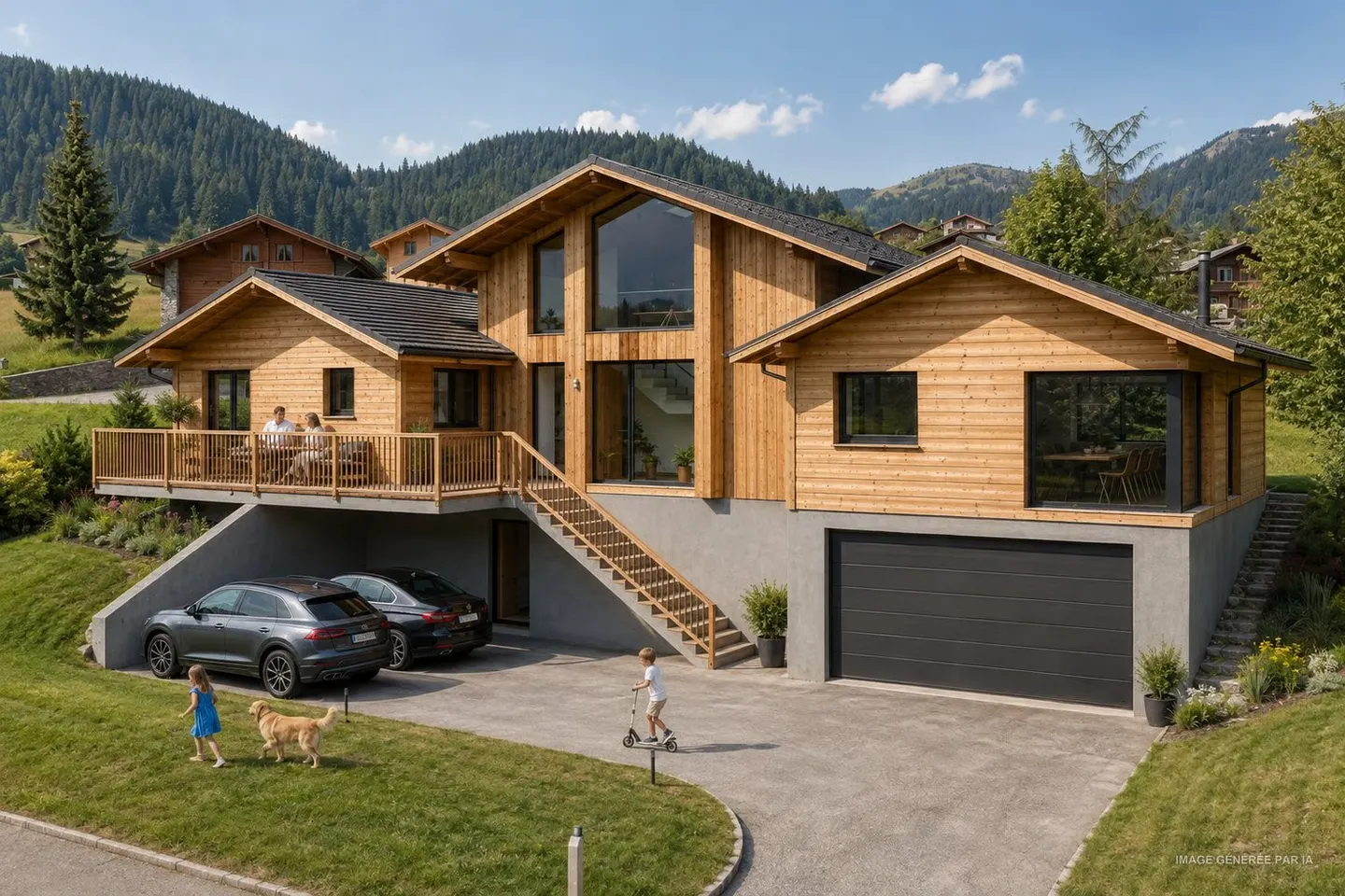 Bauen Sie Ihr Familienchalet in Bruson - Foto 1 von 12