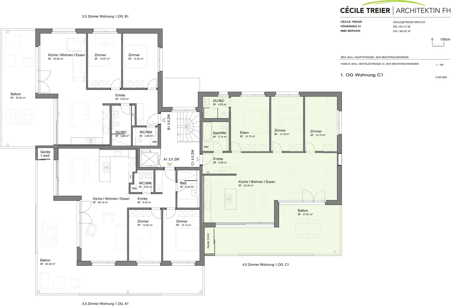 Appartamento 4.5 stanze 1° piano, C1 - Foto 12 di 13