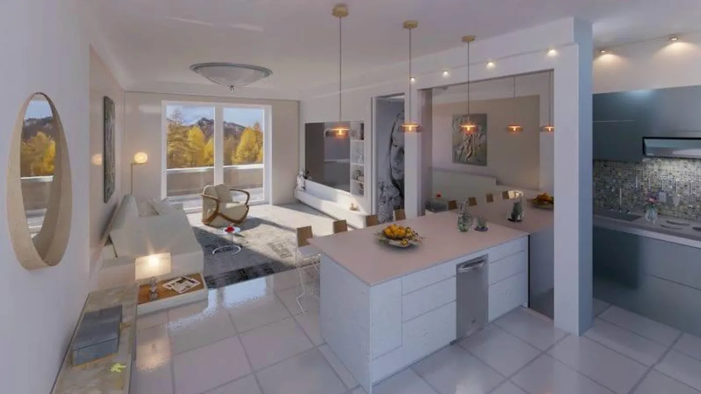 SPLENDIDES 3.5 ZIMMER MIT OFFENER AUSSICHT IN SAVOSA - Foto 1 von 11