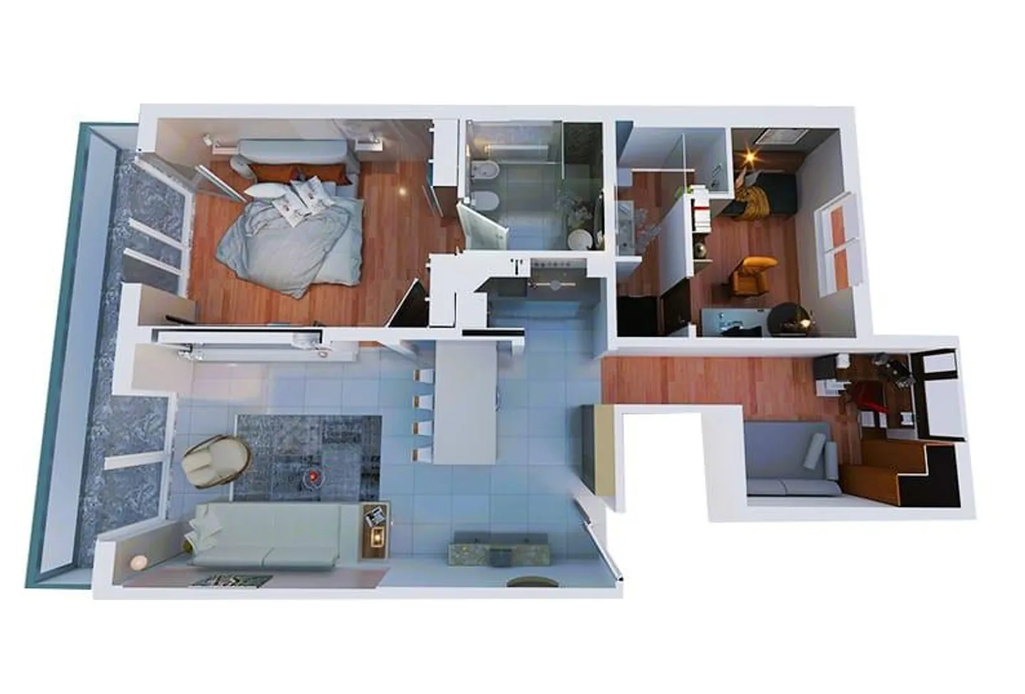 SPLENDIDES 3.5 ZIMMER MIT OFFENER AUSSICHT IN SAVOSA - Foto 11 von 11