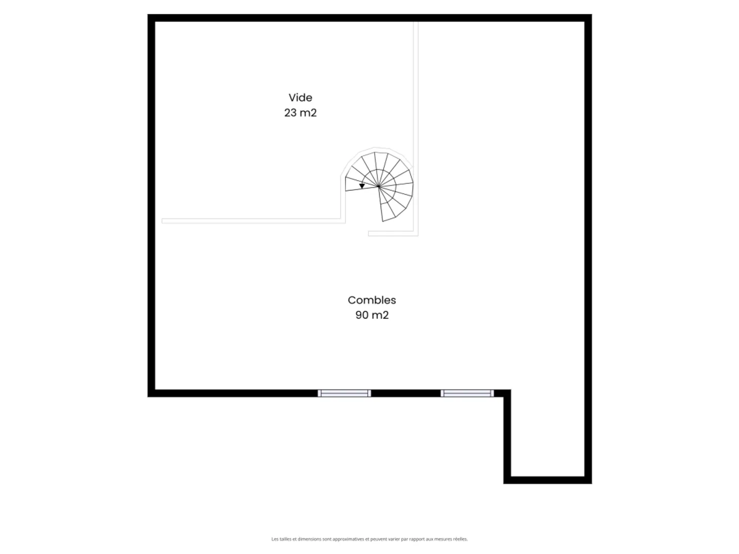 Duplex with 4.5 rooms and terrace - Photo 9 of 11