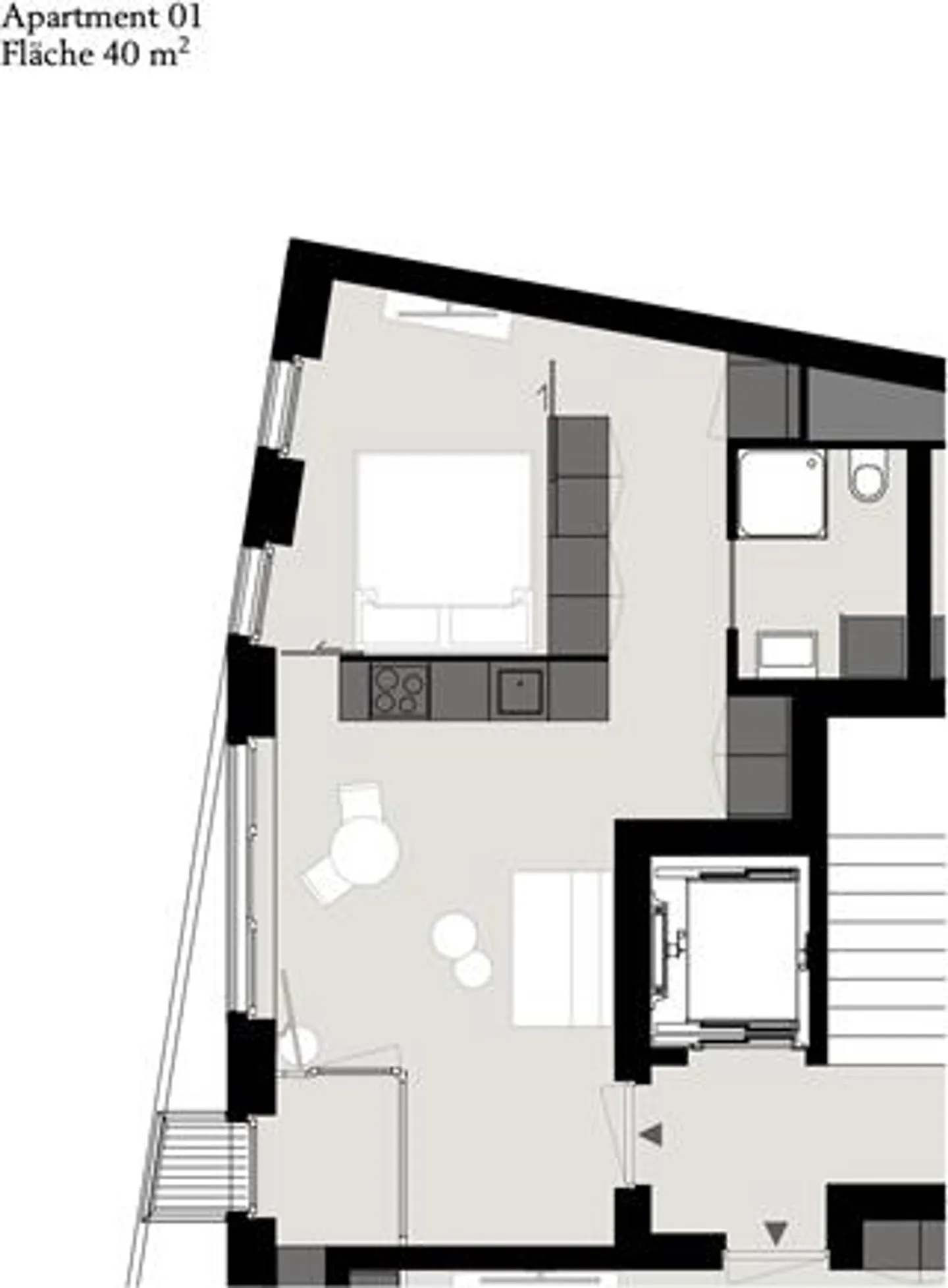 «Moderne, möblierte Suite im Herzen von Luzern mit Balkon» - Foto 6 von 10
