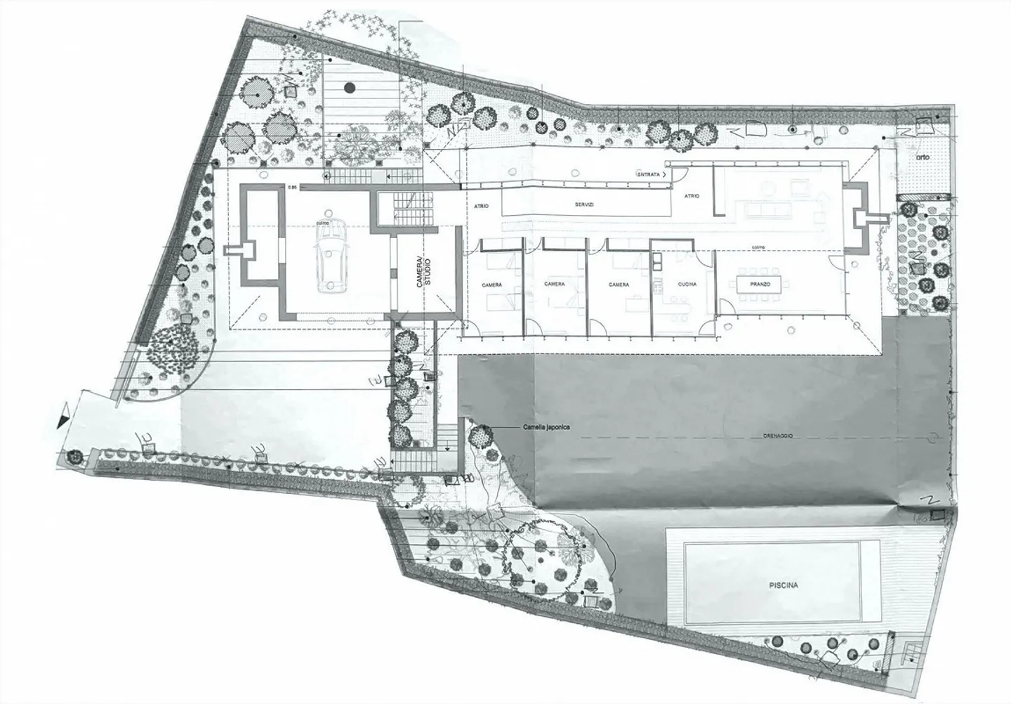 Villa indipendente firmata Tita Carloni con piscina e giardino privato - Foto 25 di 25