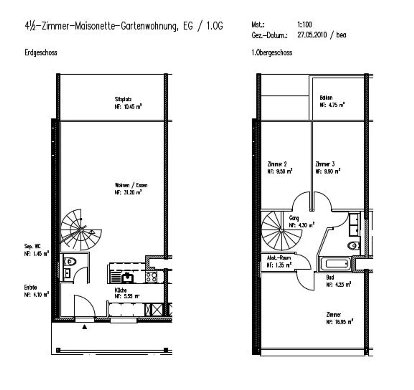 4.5 Room Maisonette Apartment in the Büttenen Quarter - Photo 8 of 8