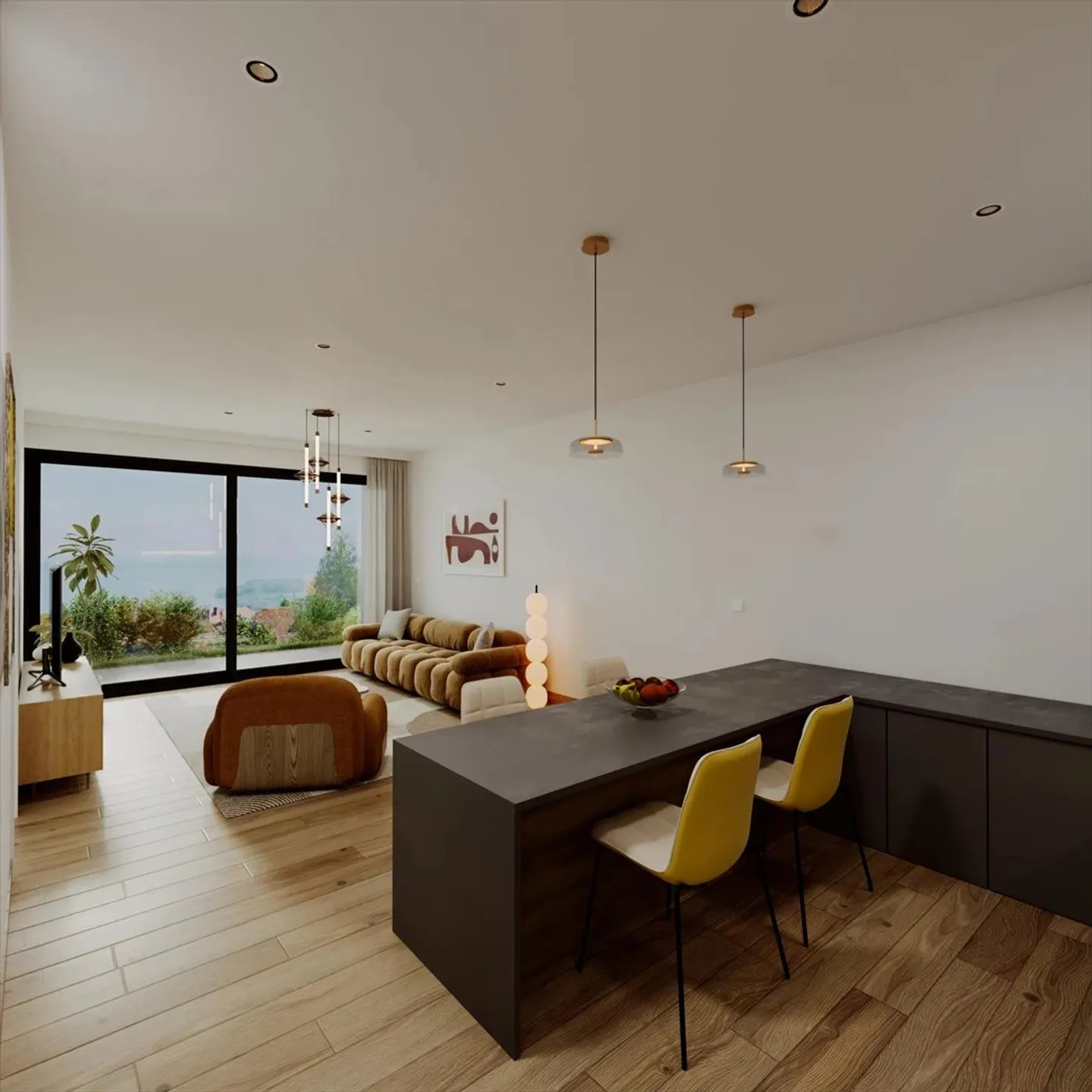 Appartement de 2.5 pièces à Corcelles avec vue lac et alpes - Photo 1 sur 6